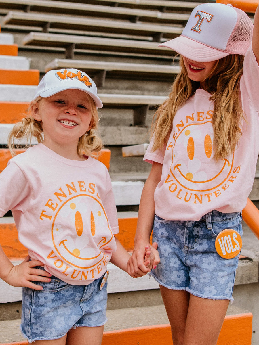 Girls Volunteers Smiley Face T-Shirt