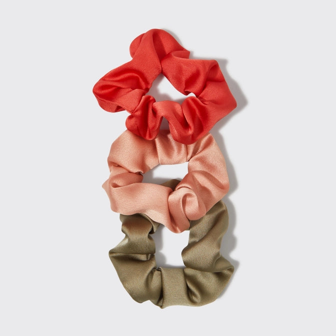 Set of Three Christmas Hair Scrunchies