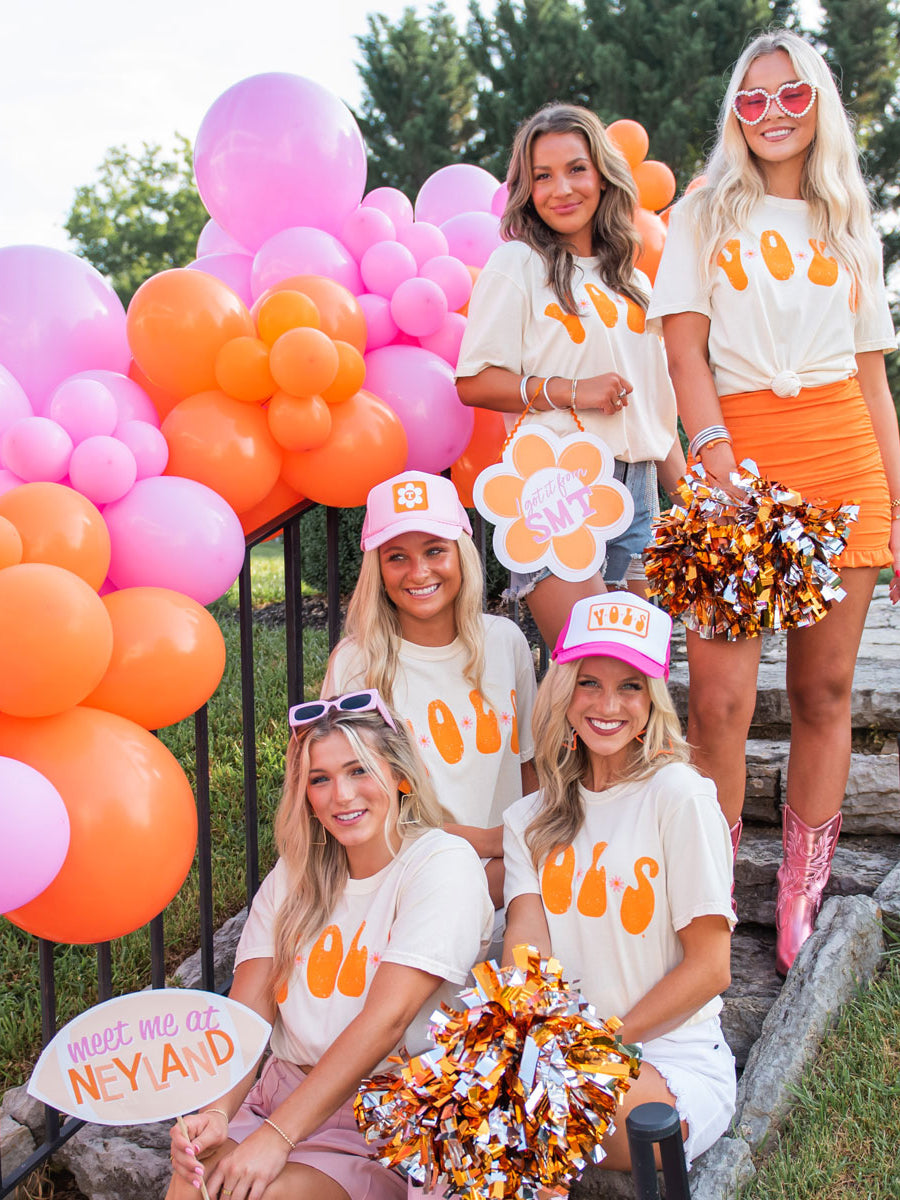 Retro VOLS and Flowers T-Shirt