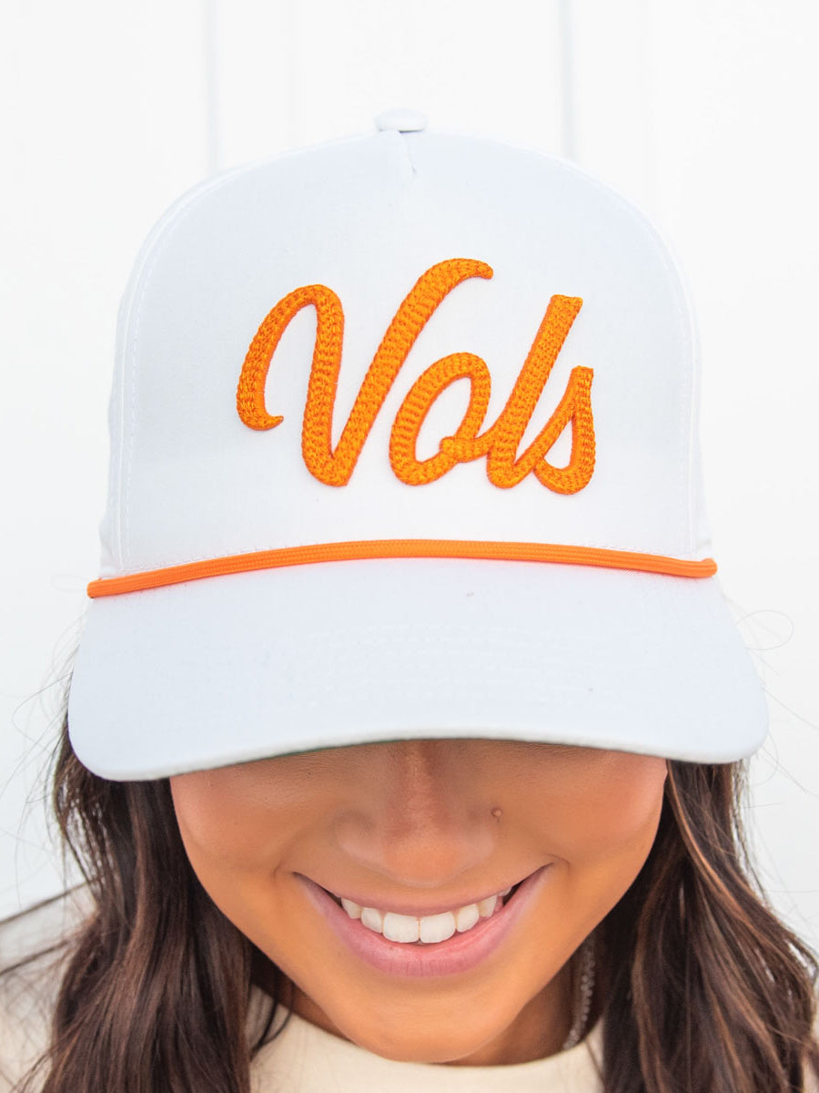 "Vols" Script Chain Stitch Cap