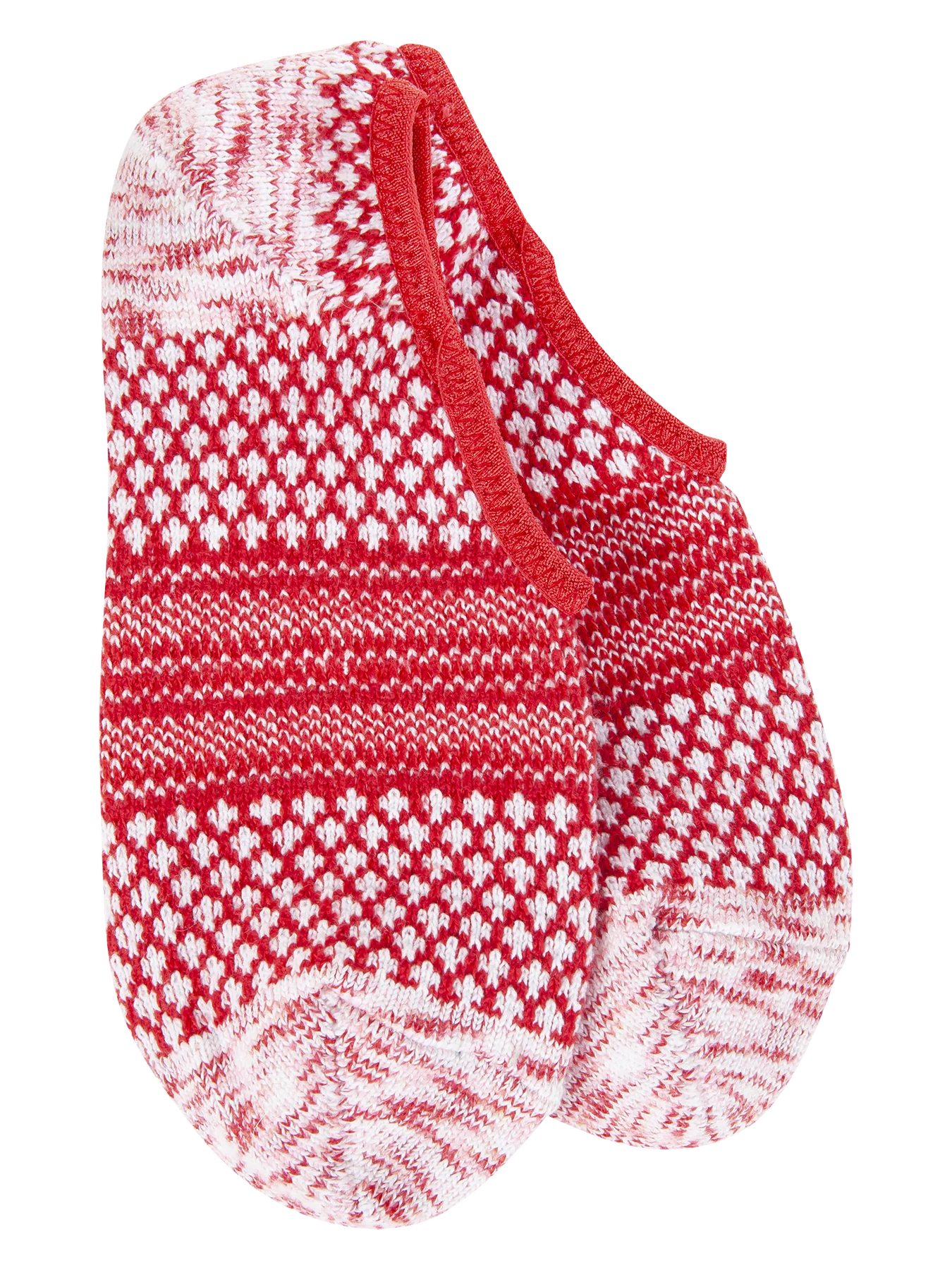 Holiday Red Footsie Softest Sock
