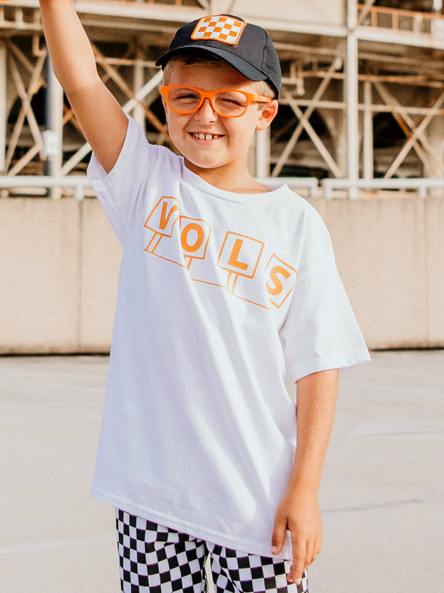White Vols Tee for Kids