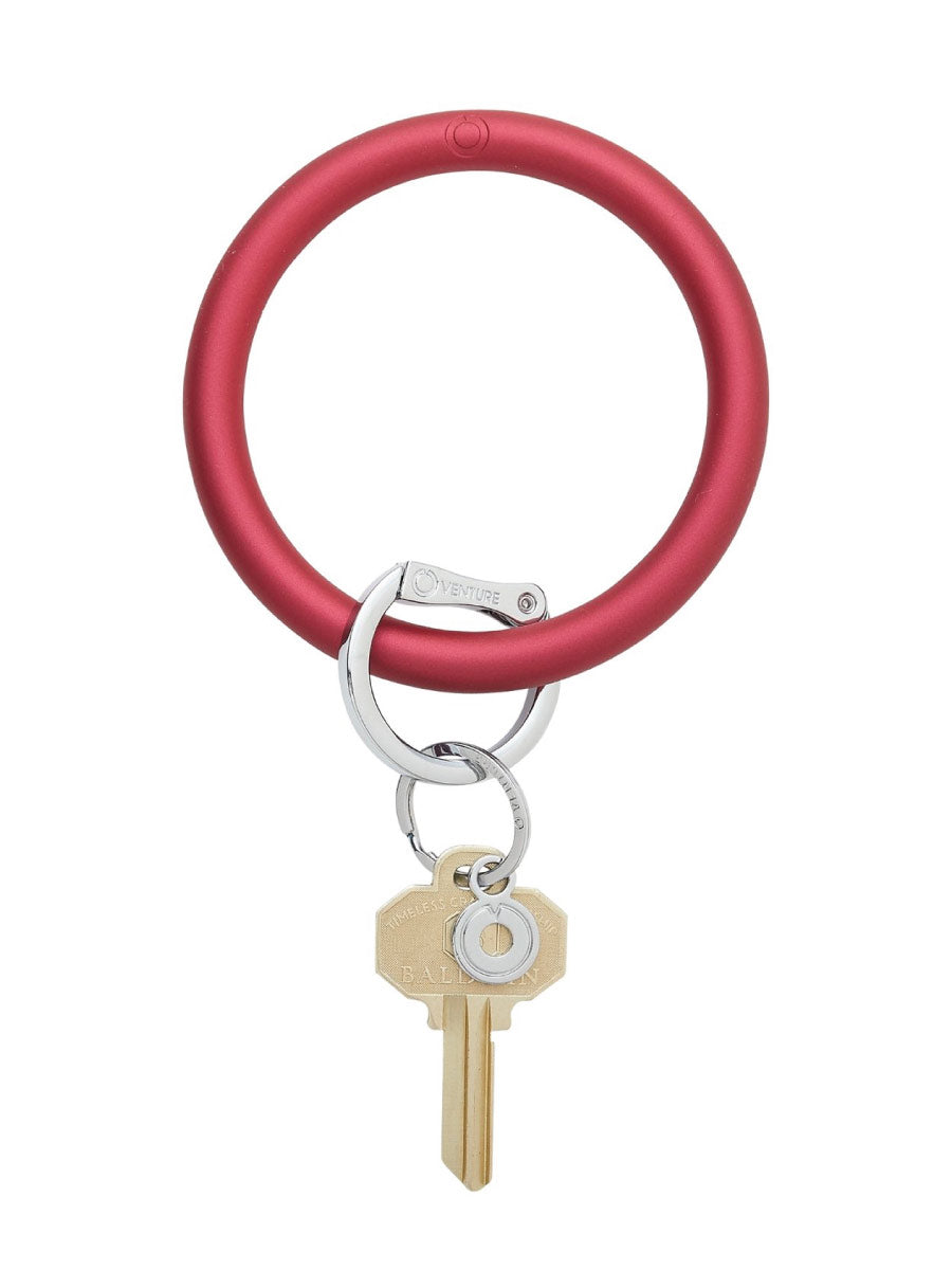 Burgundy Oventure Keyring