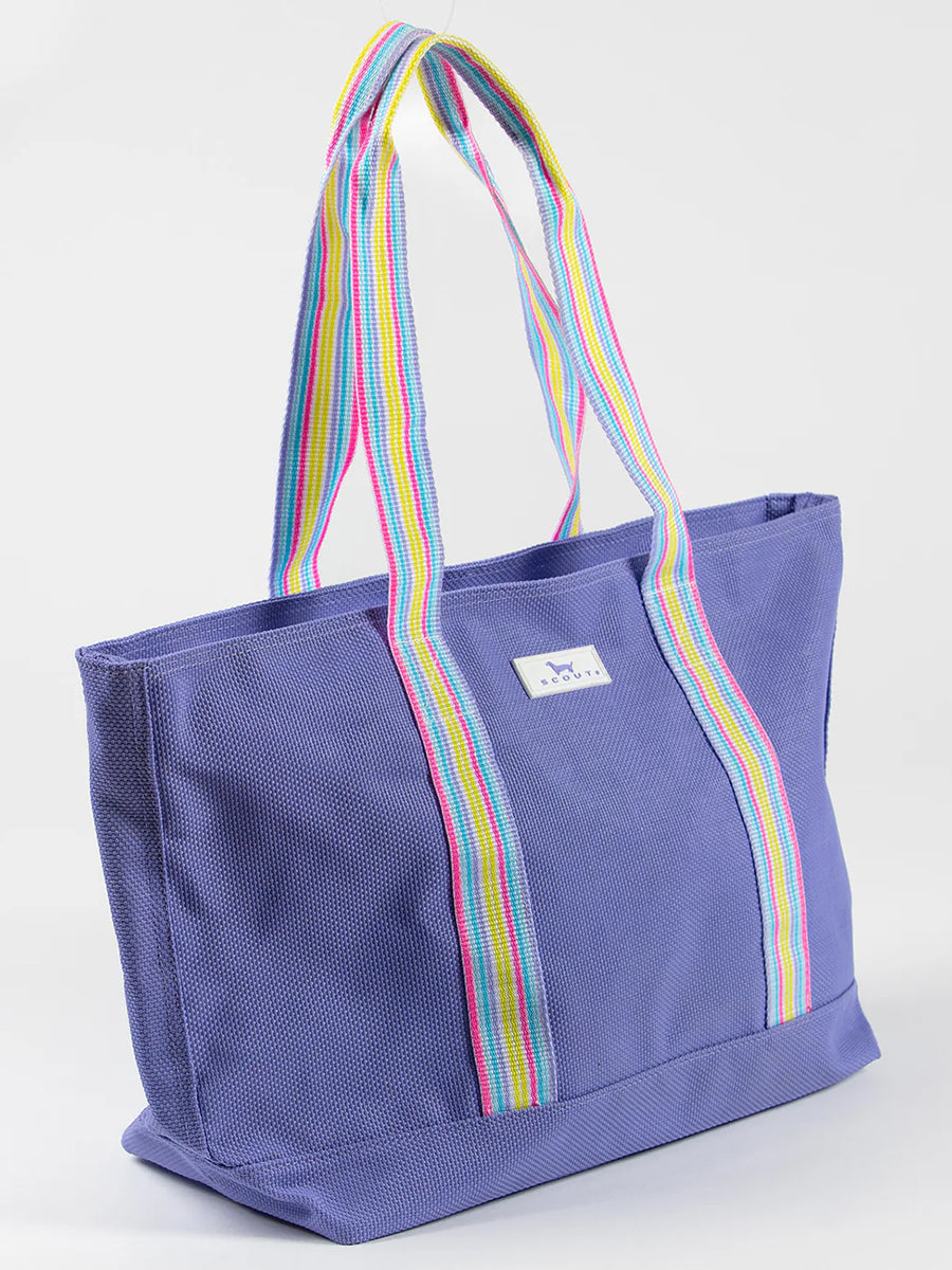 Big Purple Beach Tote Bag