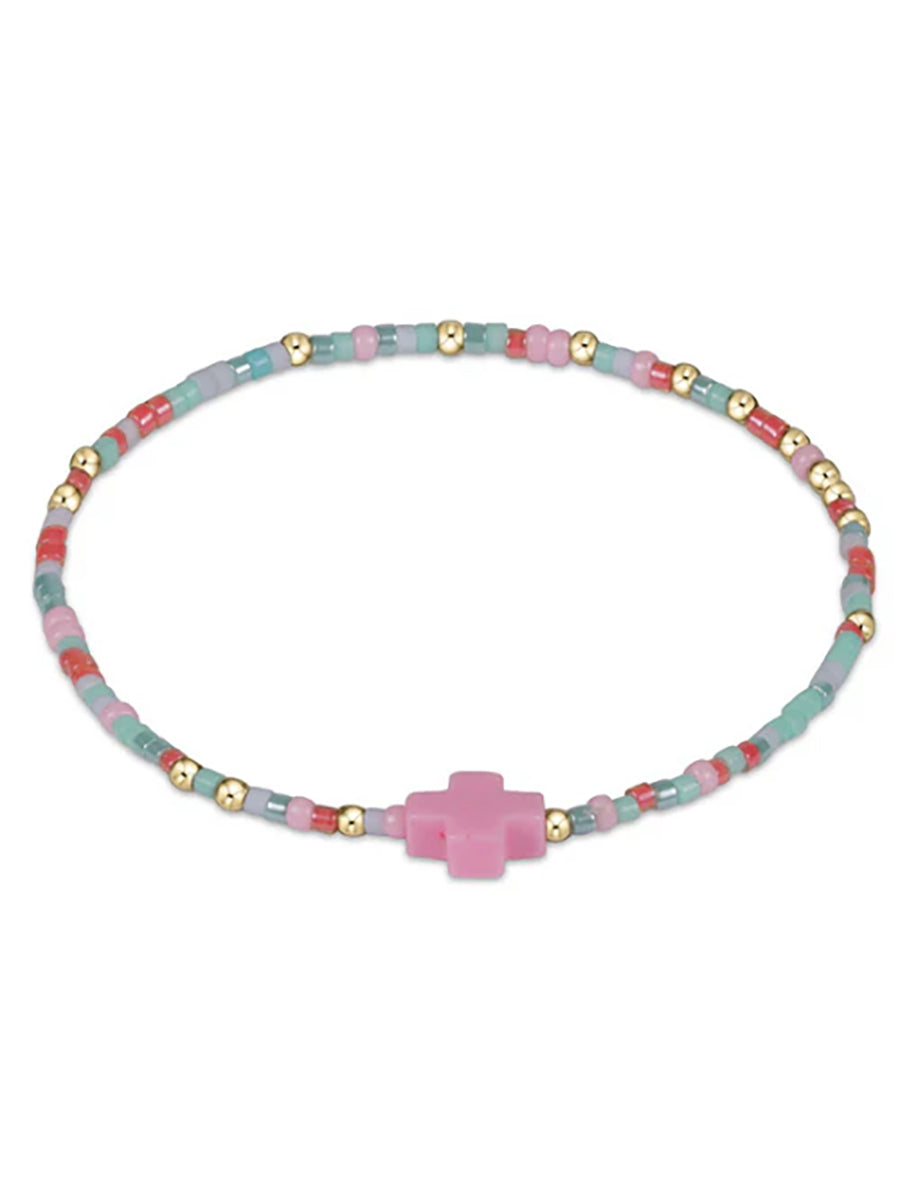 egirl Hope Unwritten Signature Cross Bracelet (25 Colors)