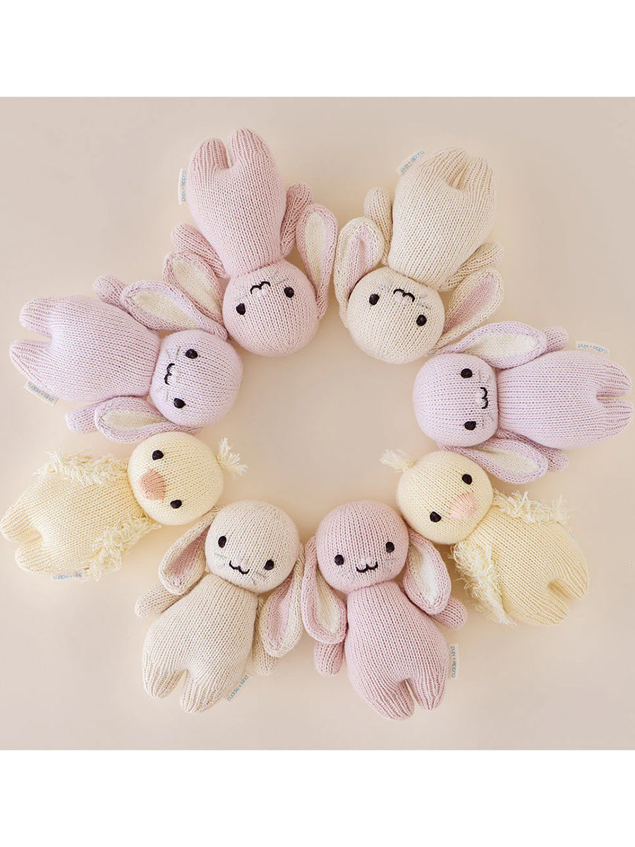 Small handknit stuffed animals