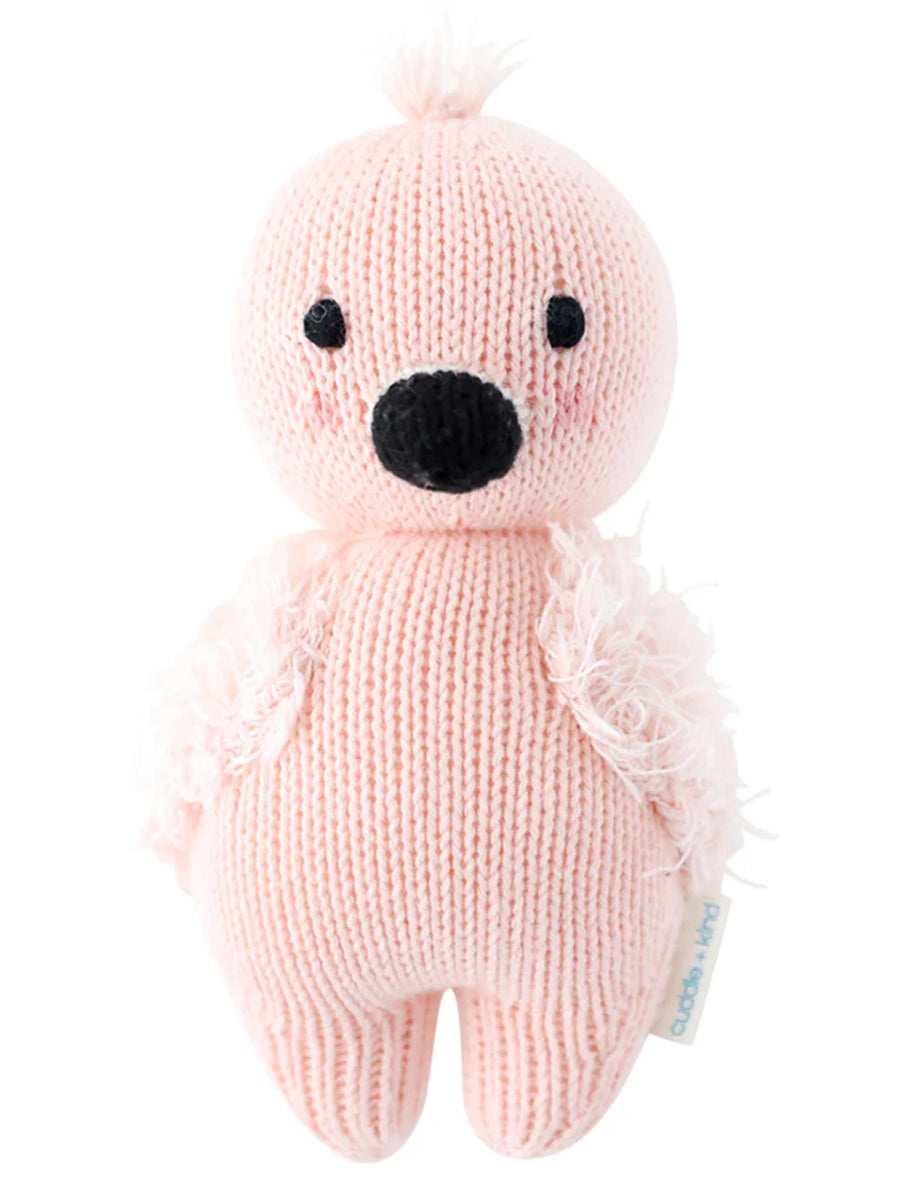 Tiny flamingo stuffed toy