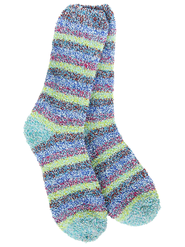 Cozy Garden Stripe Crew Sock (3 Styles)