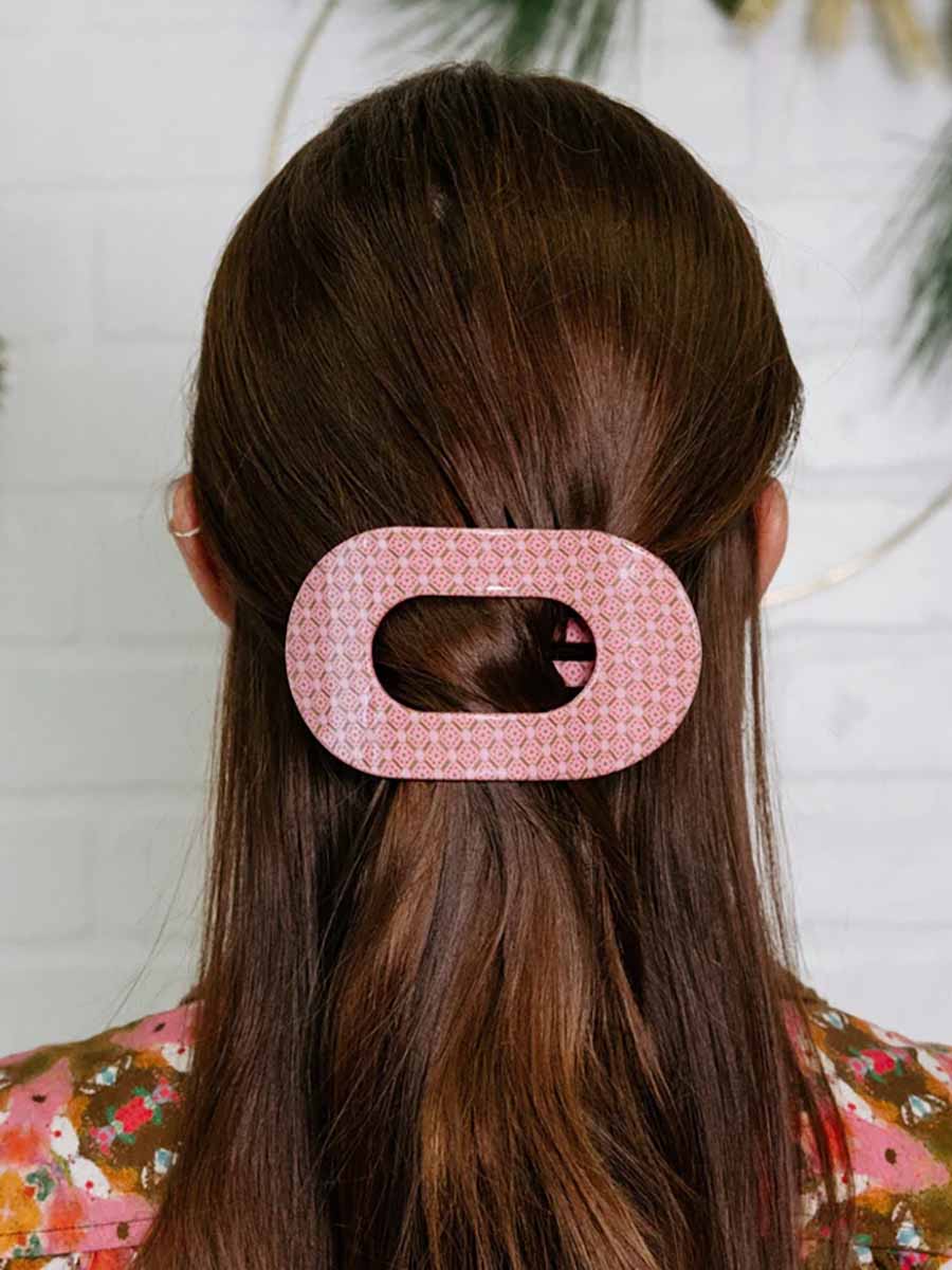 Teleties Flat Round Hair Clip