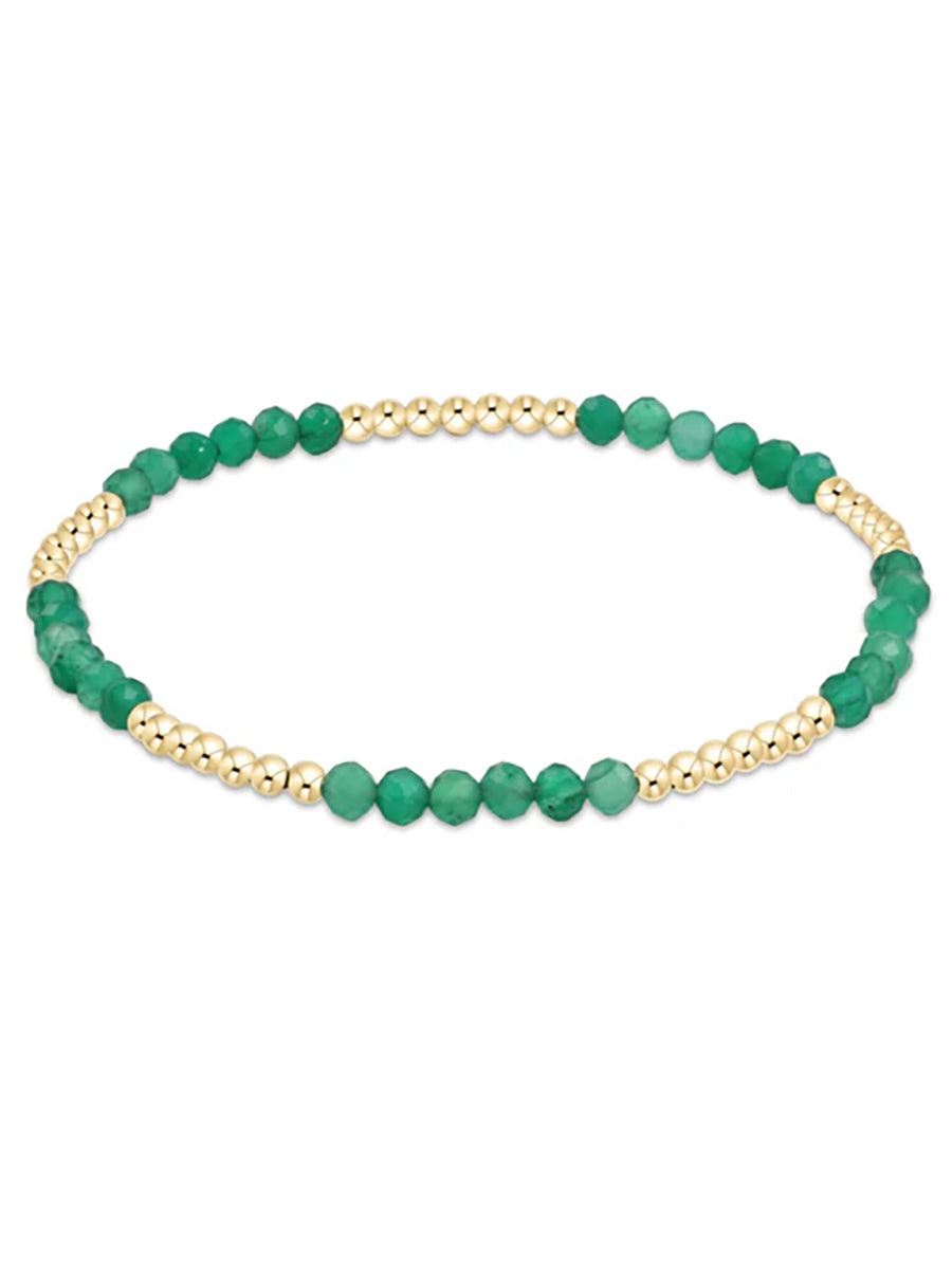 Blissful Pattern 2.5mm Gemstone Bracelet (12 Styles)