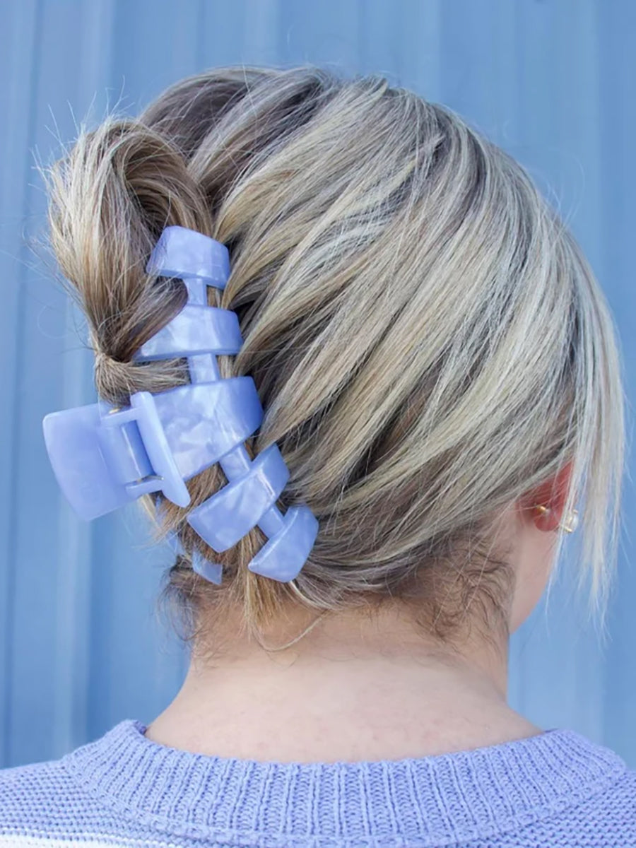 Teleties Classic Blue Lagoon Large Hair Clip