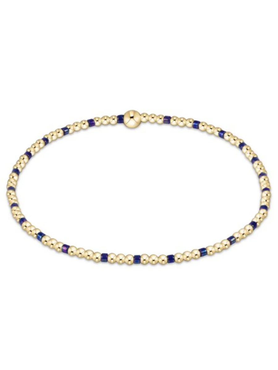 egirl Hope Sincerity Pattern 2mm Bead Bracelet (9 Colors)