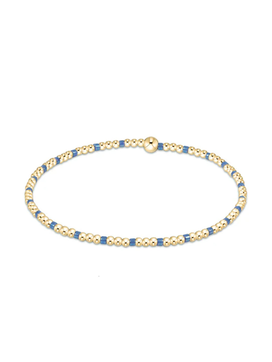 egirl Hope Sincerity Pattern 2mm Bead Bracelet (9 Colors)