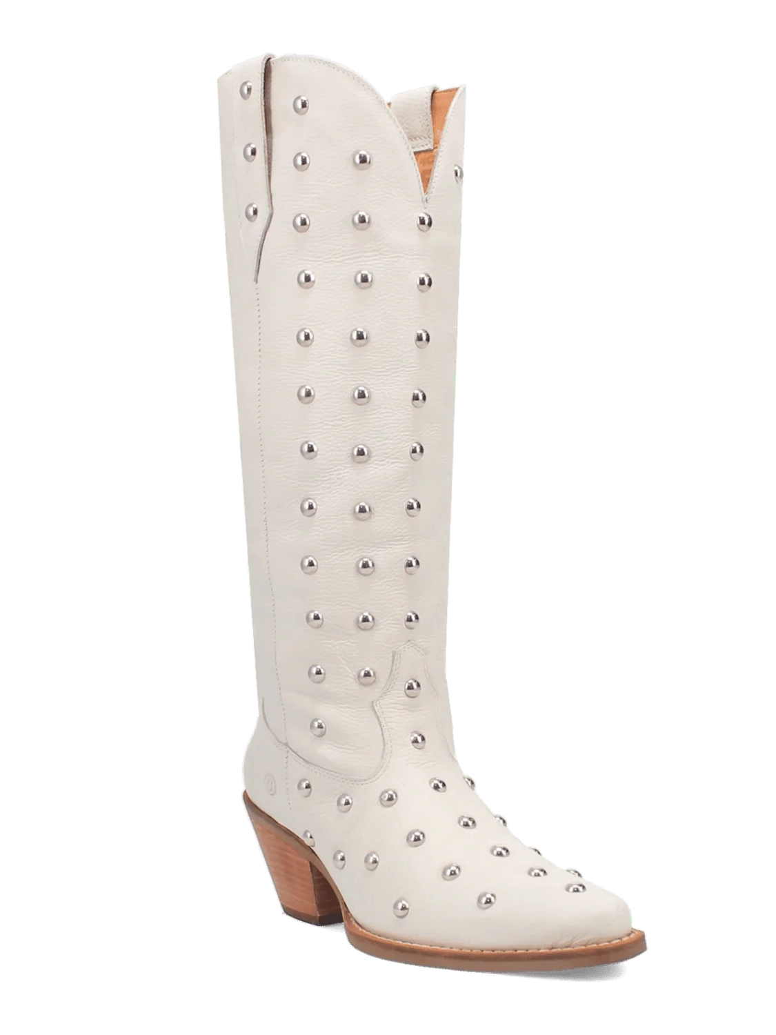 Dingo Broadway Bunny White Leather Boot