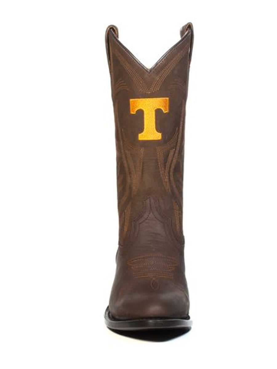 Brown Leather Gameday Western Boot