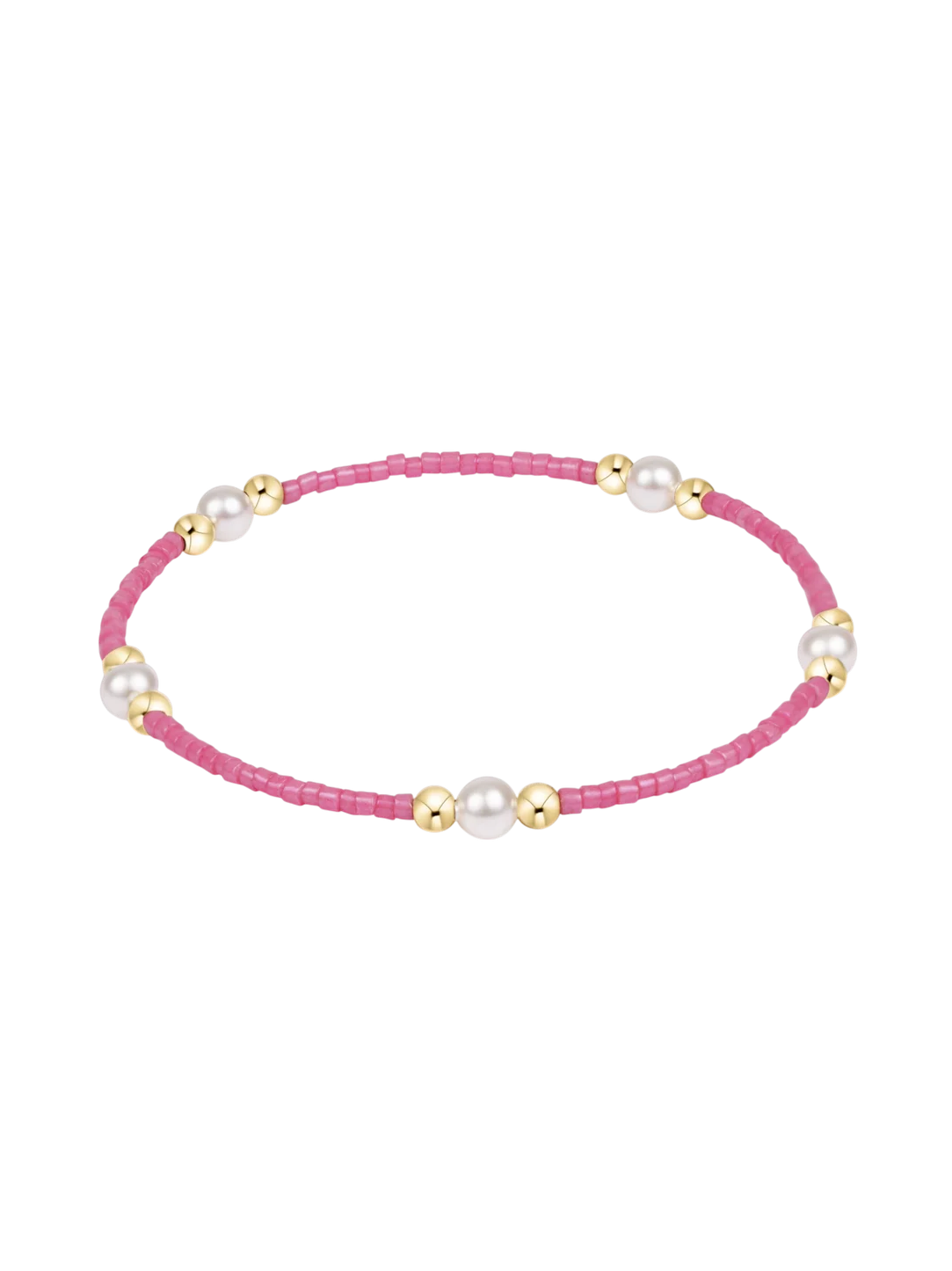 pink bead bracelet