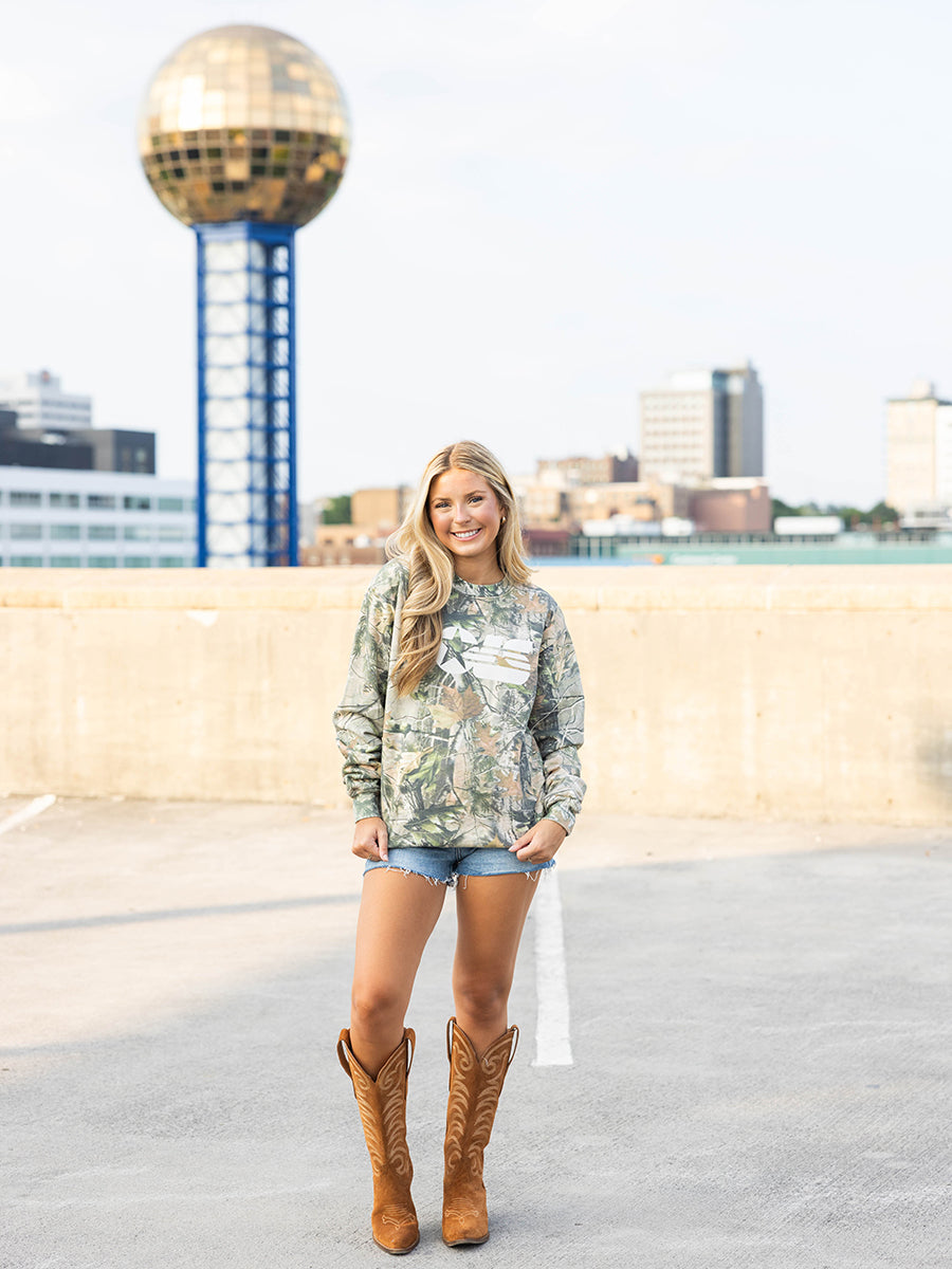 Retro Vols Star Camo Crew Sweatshirt