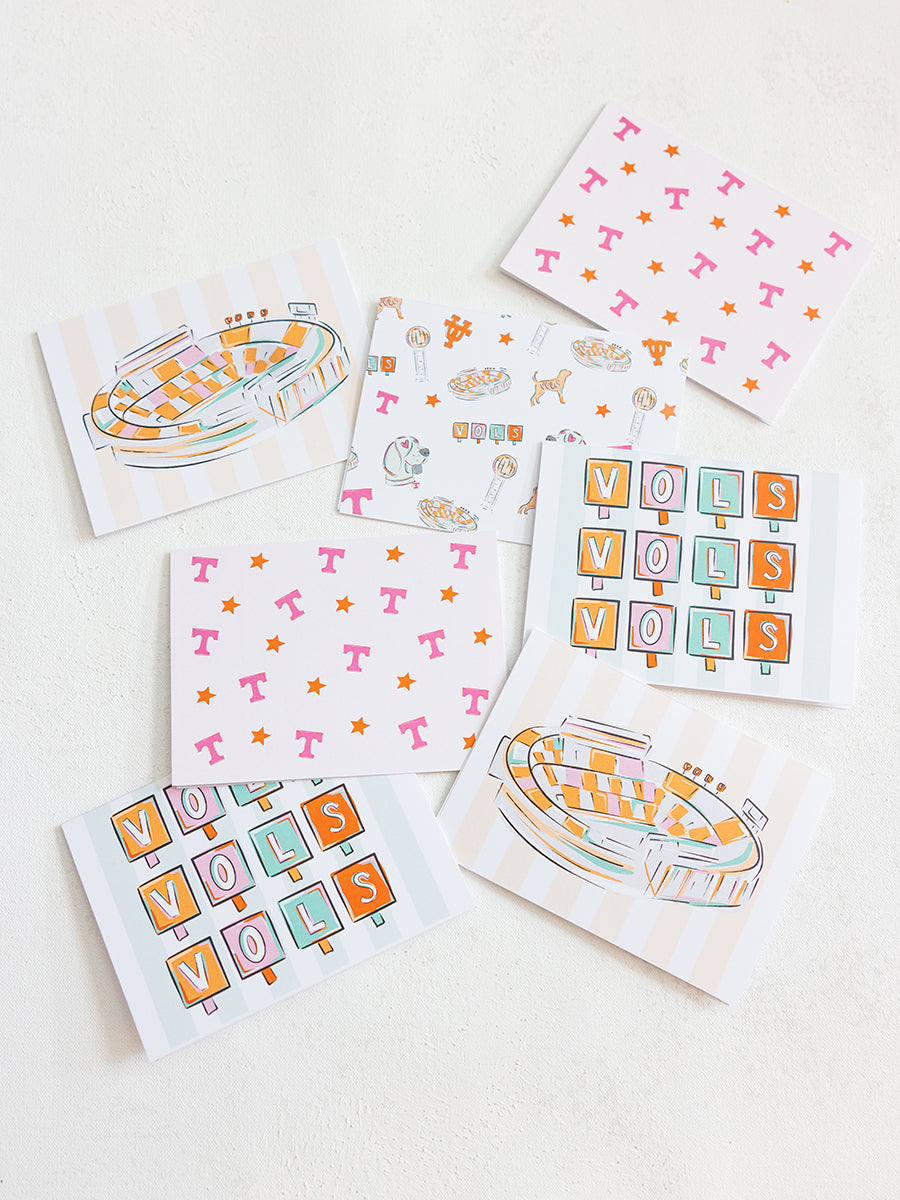 'Vols' sports-themed notecards