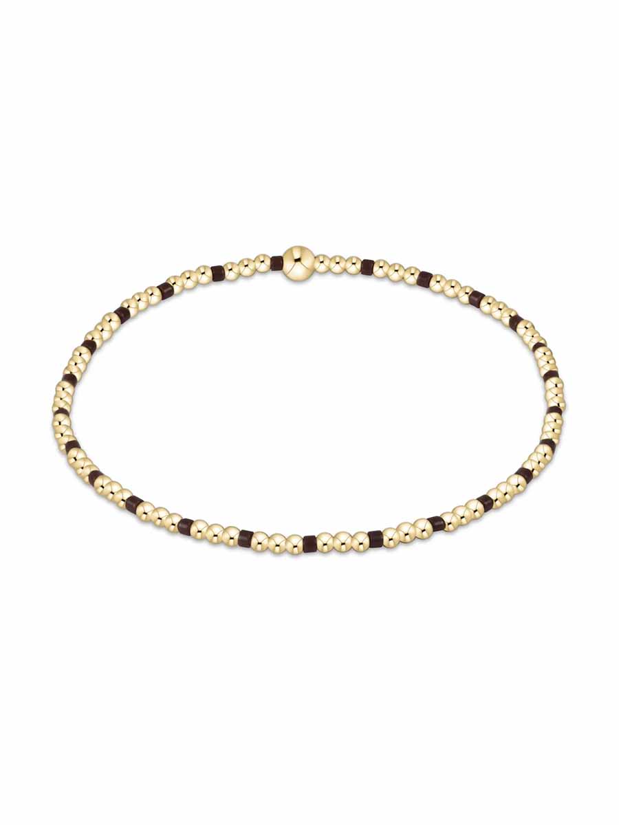 Hope Sincerity Pattern 2mm Bead Bracelet (12 Colors)