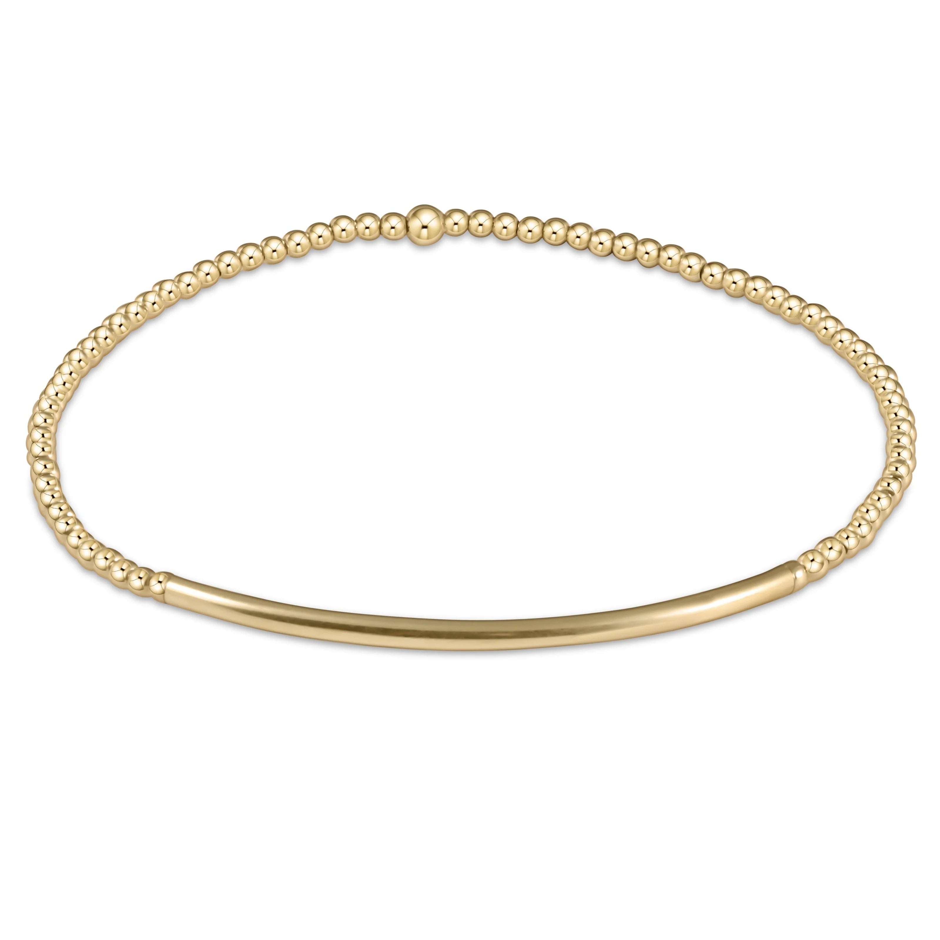 Classic Gold Bliss Bar Bracelet (3 Sizes)