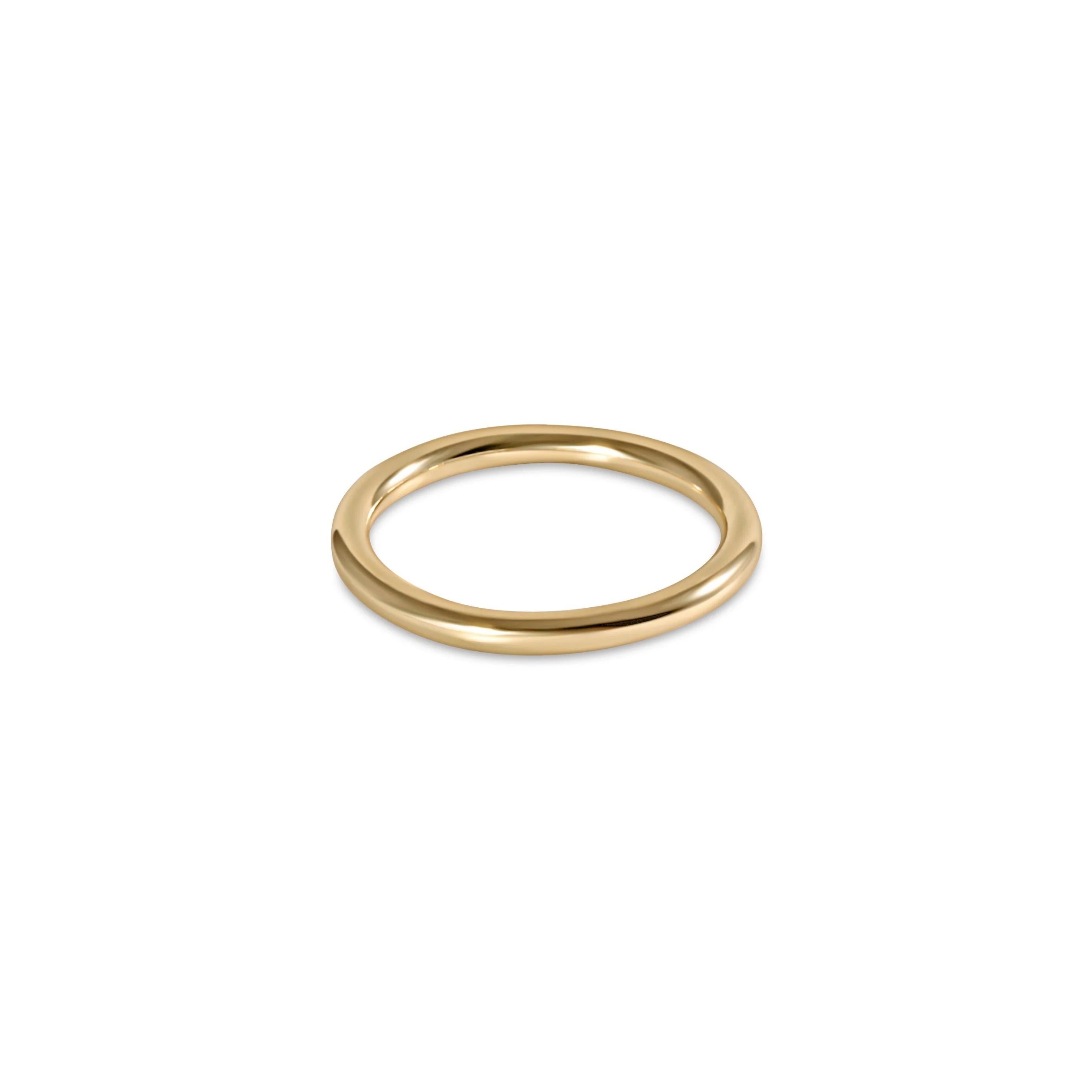 E-Newton Classic Gold Band RIng