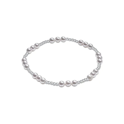 Classic Joy Sterling Pearl Bracelet, 4mm