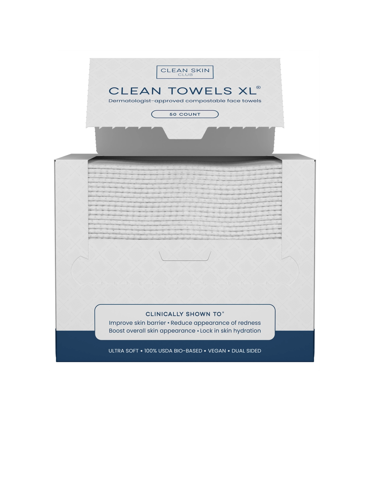 Clean Towels™ XL Disposable 50 Face Towels