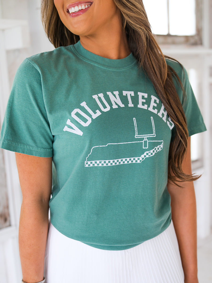 Soft Green Volunteers Tee