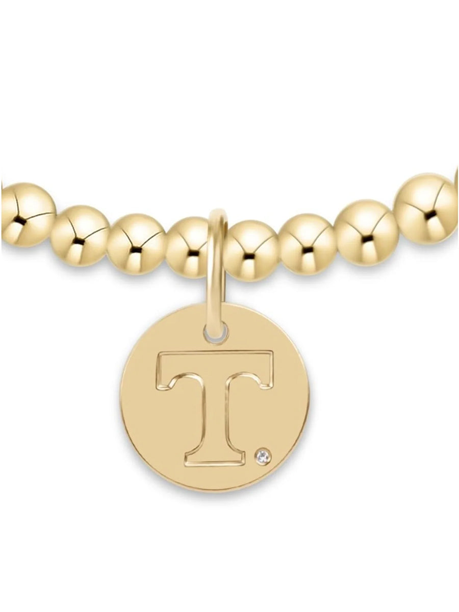 eCOLLEGIATE Classic Gold 3mm Bracelet - UTK Disc