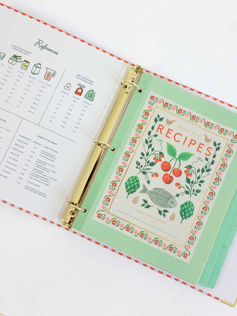 Cherry Farm Recipe Binder