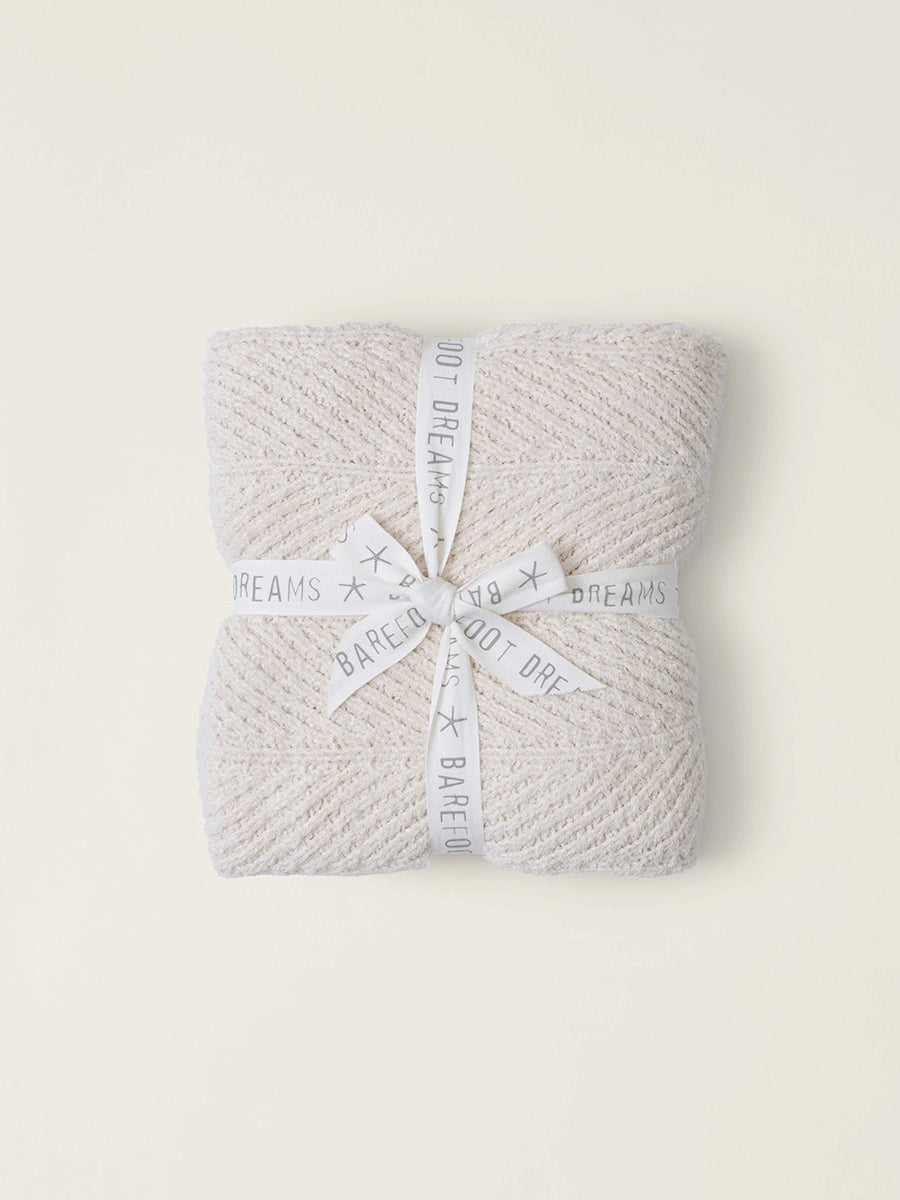 Cozy Shine Herringbone Blanket