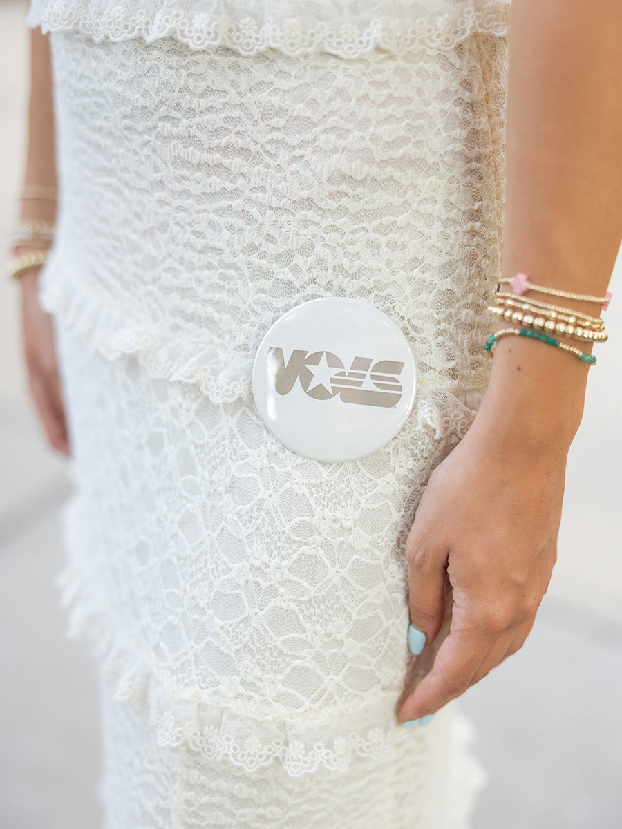 Lace Insets Maxi Dress