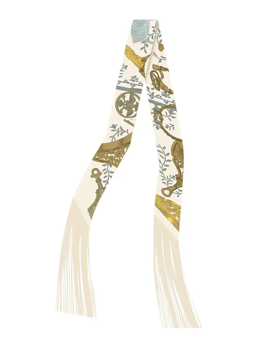 Frilly Scarf with Fringe (2 Colors)