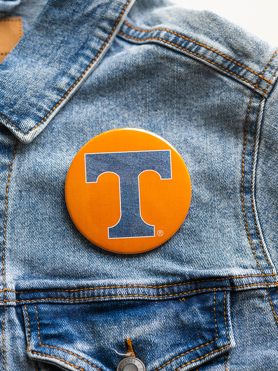 3" Power T Denim Button