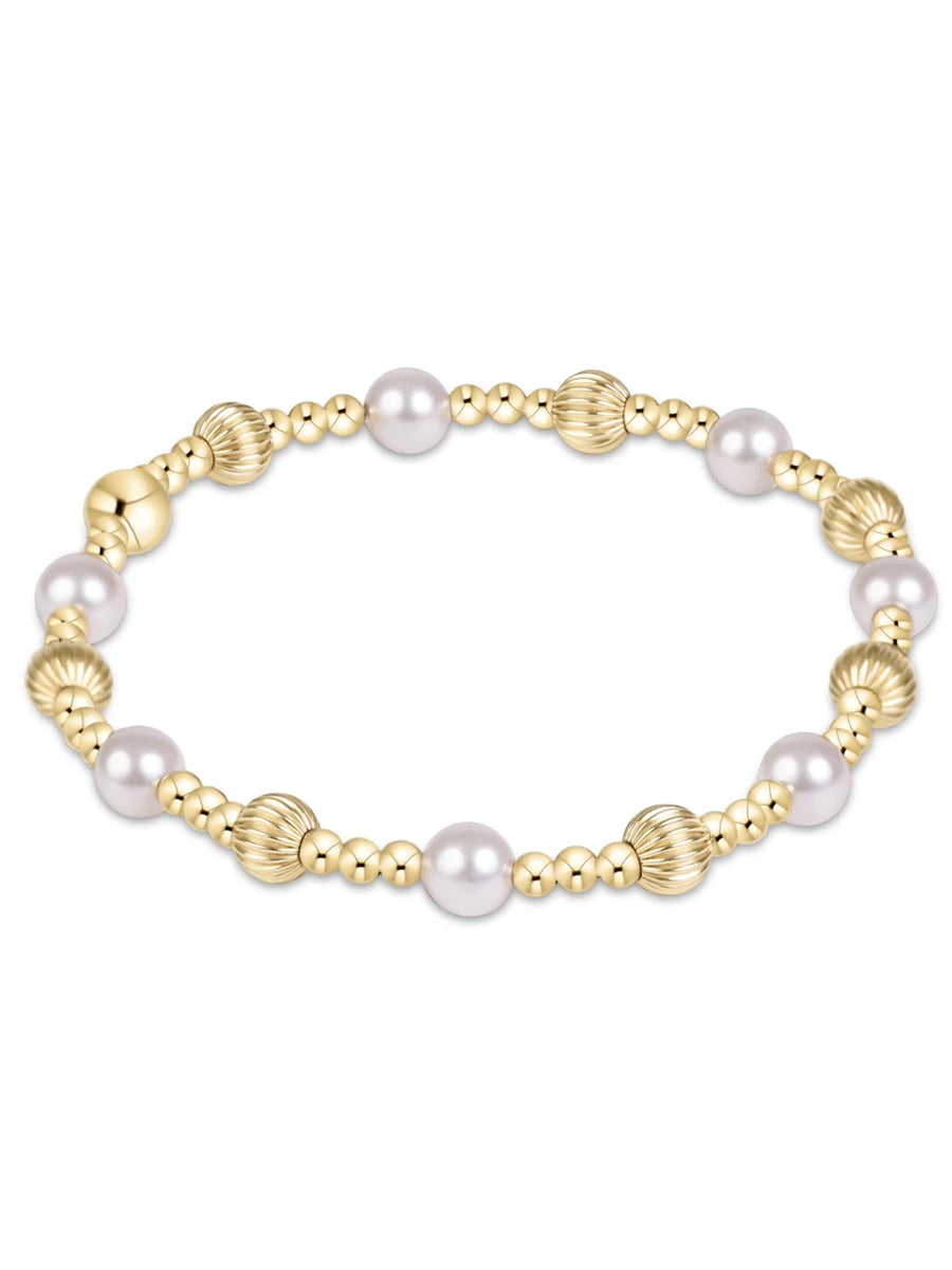 Dignity Sincerity Gold Pearl Bracelet (2 Sizes)