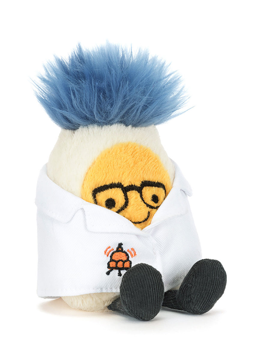 Jellycat Amuseables Boiled Egg Scientist Outfit