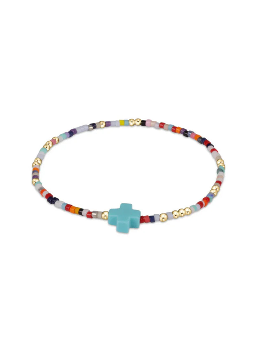 egirl Hope Unwritten Signature Cross Bracelet (25 Colors)