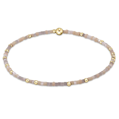 Girls Gold and Seed Bead Bracelet