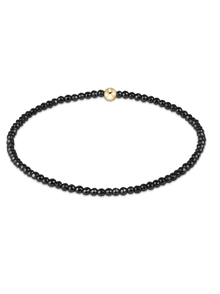 Hematite 2mm Bead Bracelet (3 Colors)