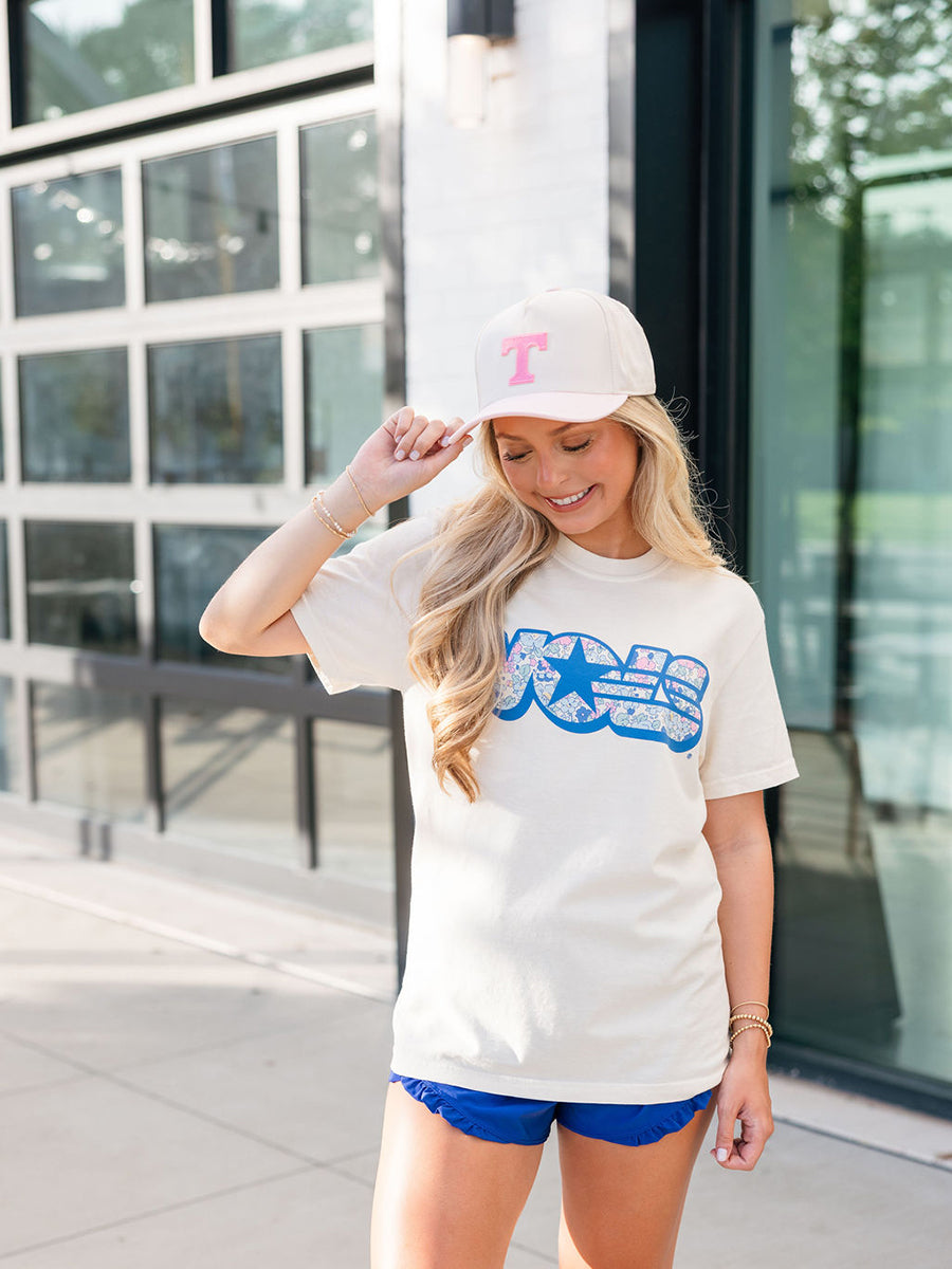 Ivory VOLS Floral T-Shirt