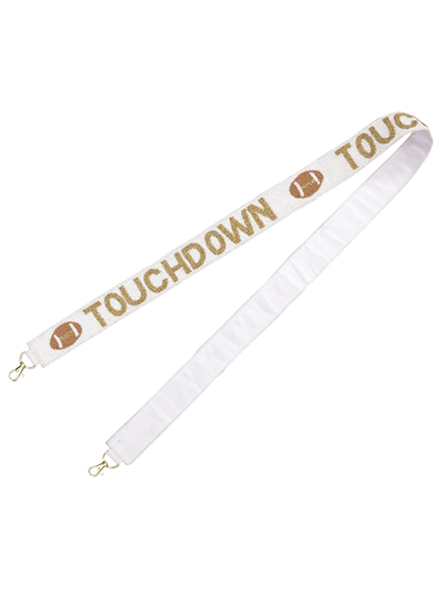 Football Beaded Purse Strap