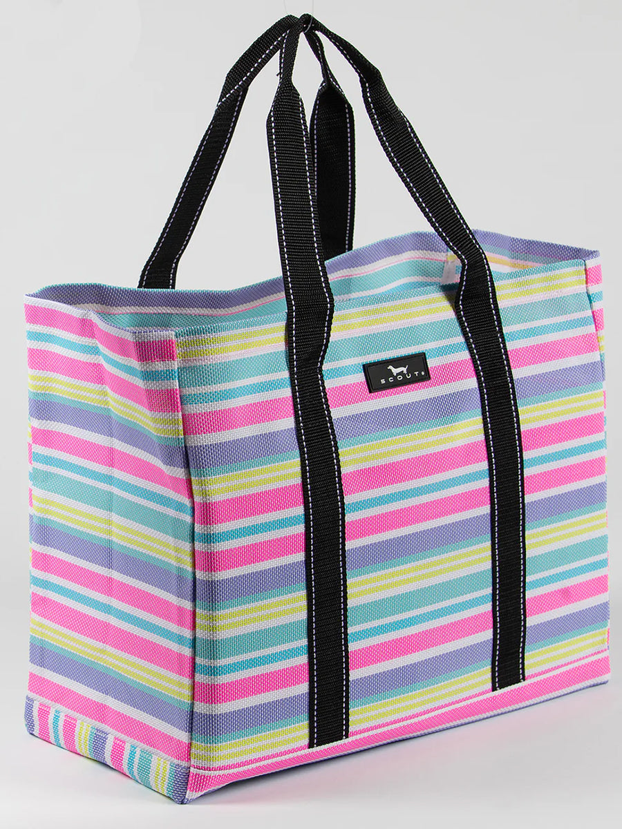 Striped Big Beach Tote