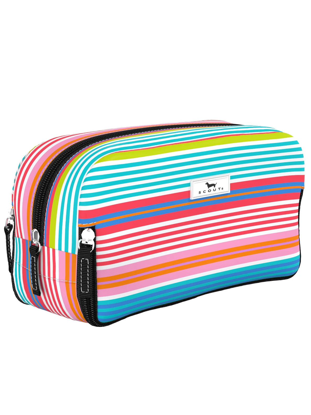 Striped Makeup Bag
