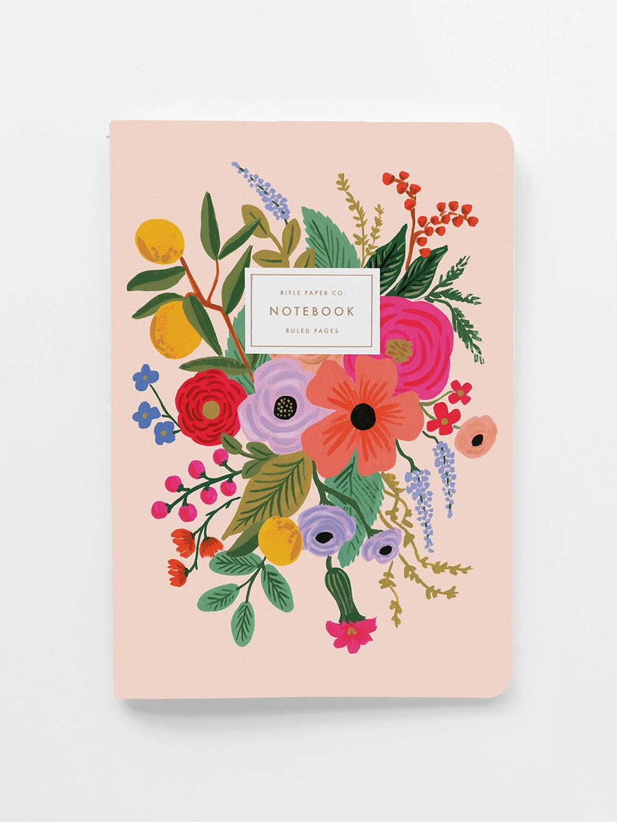 colorful floral notebook