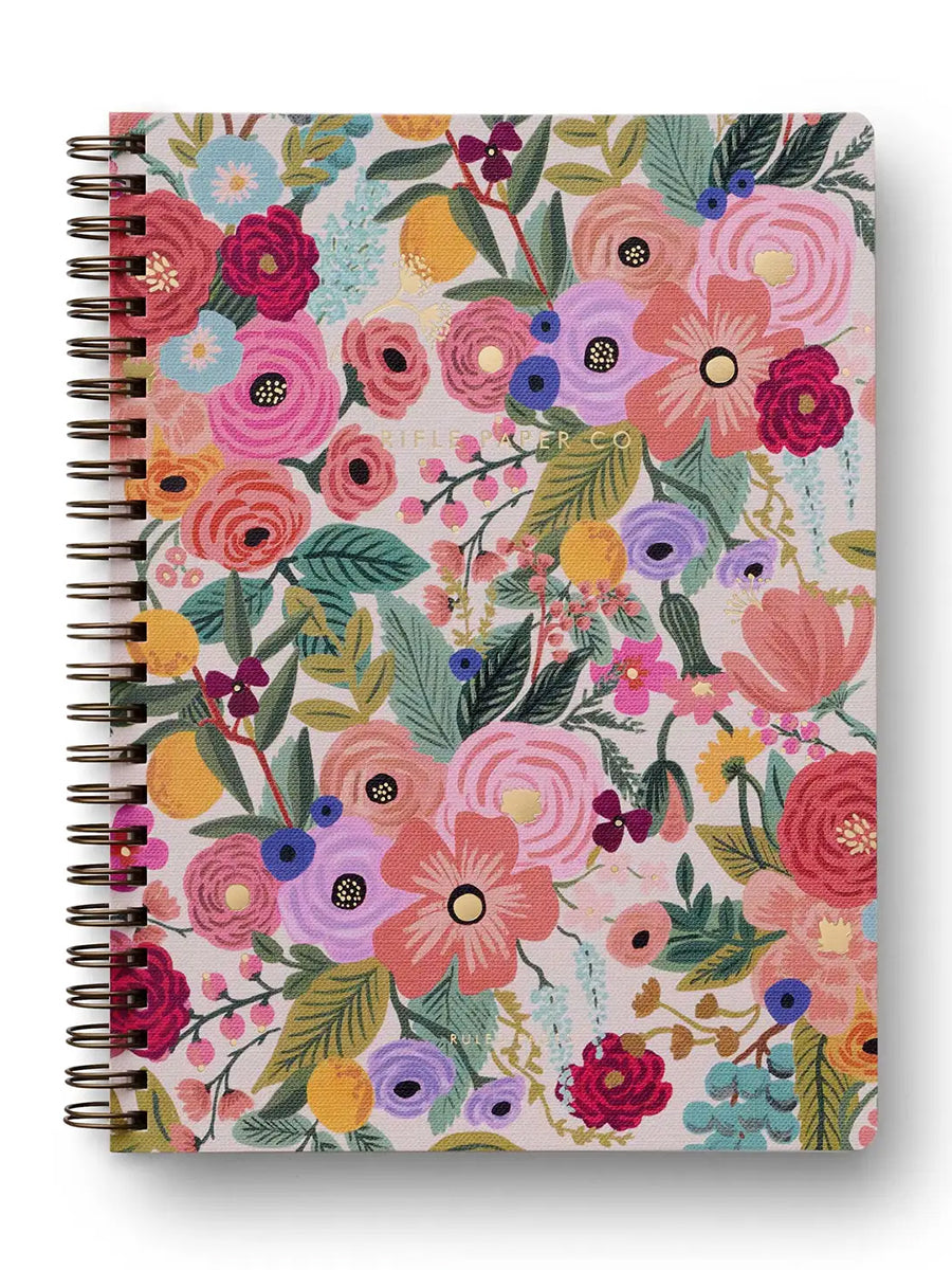 Rifle Paper Garden Party Spiral Notebook