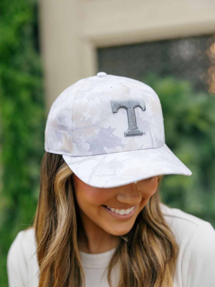 Embroidered Power T Camo Hat