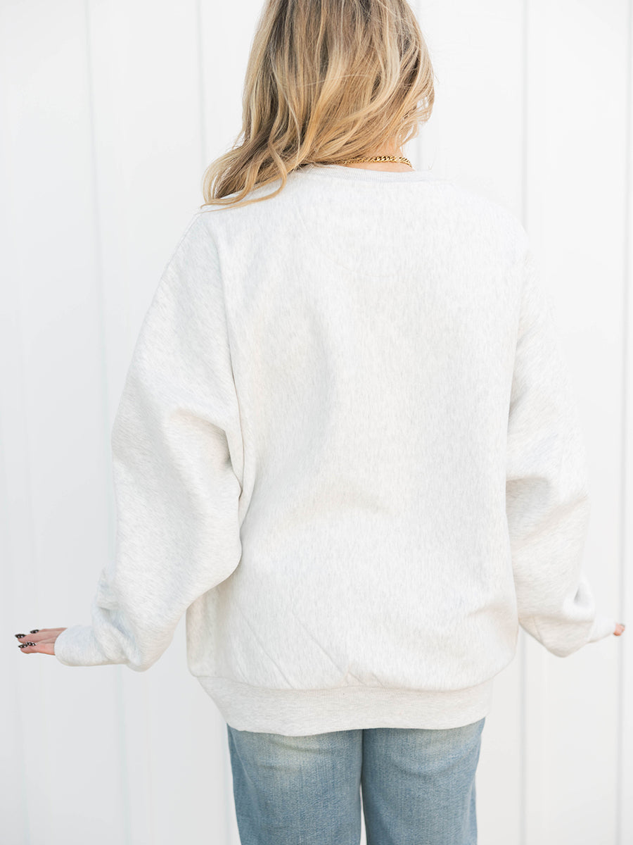 Back of sweatshirt