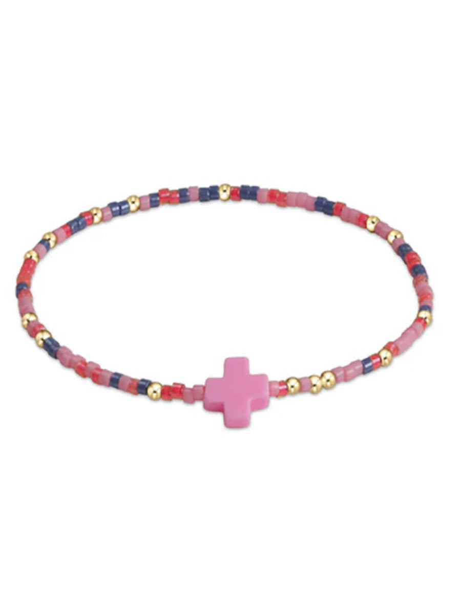 egirl Hope Unwritten Signature Cross Bracelet (25 Colors)