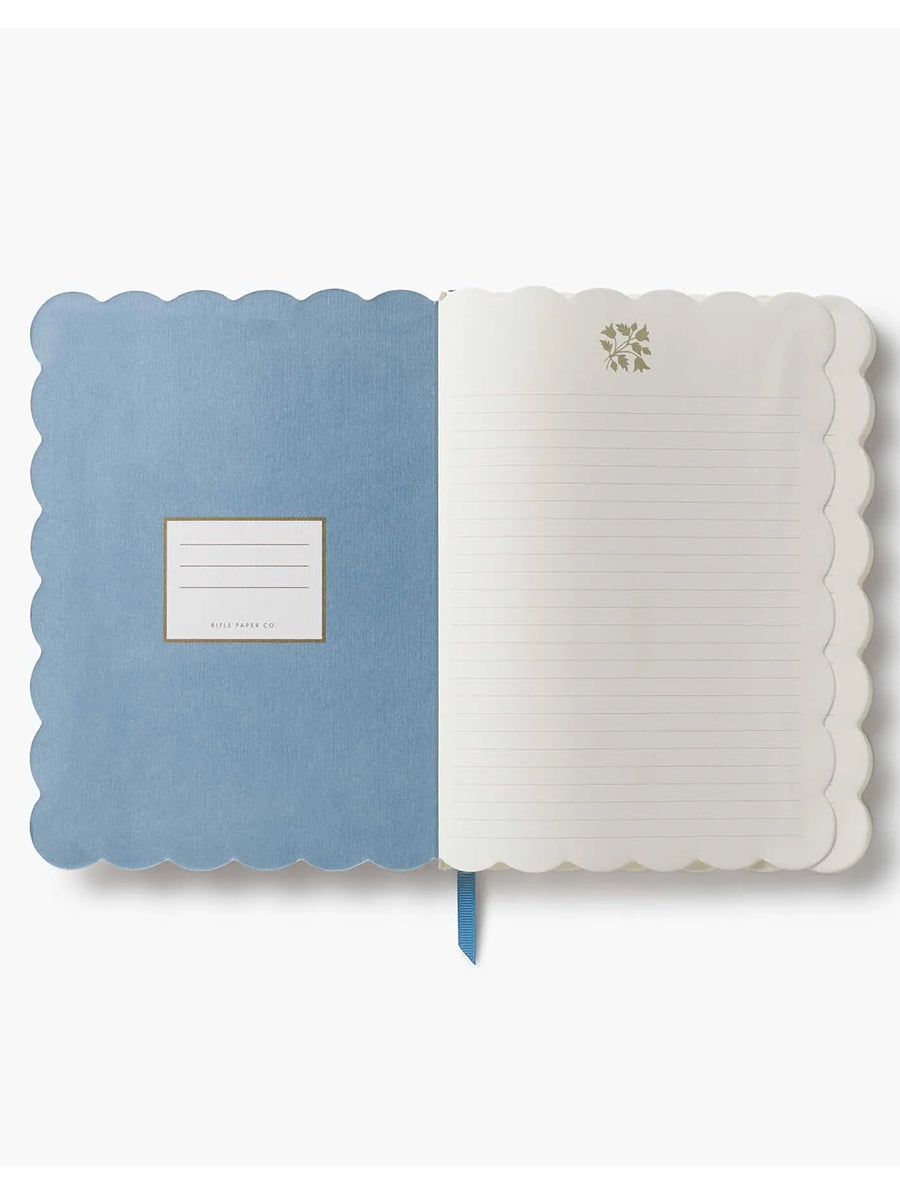 Scalloped Edge Ruled Journal