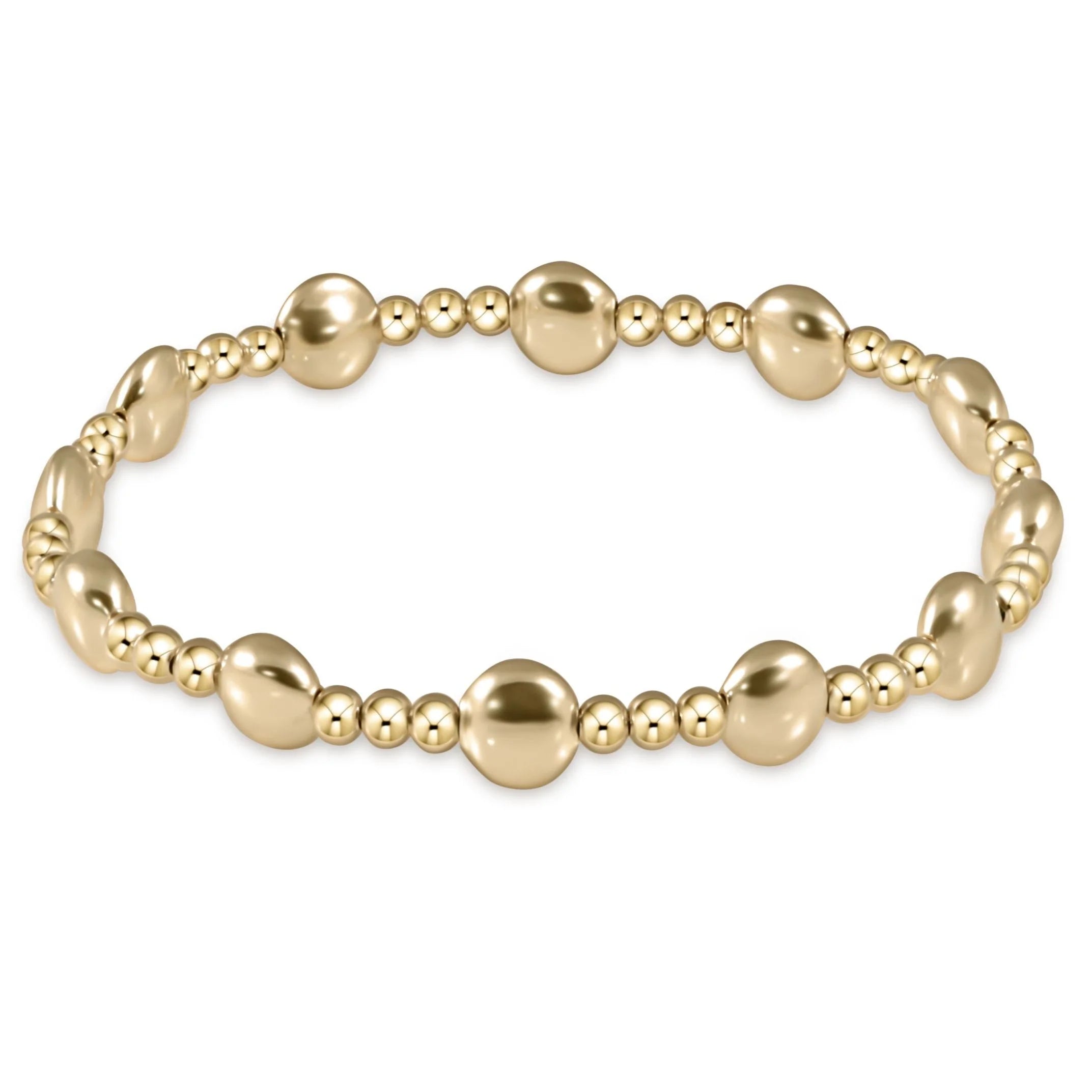 Honesty Gold Sincerity 6mm Bead Bracelet